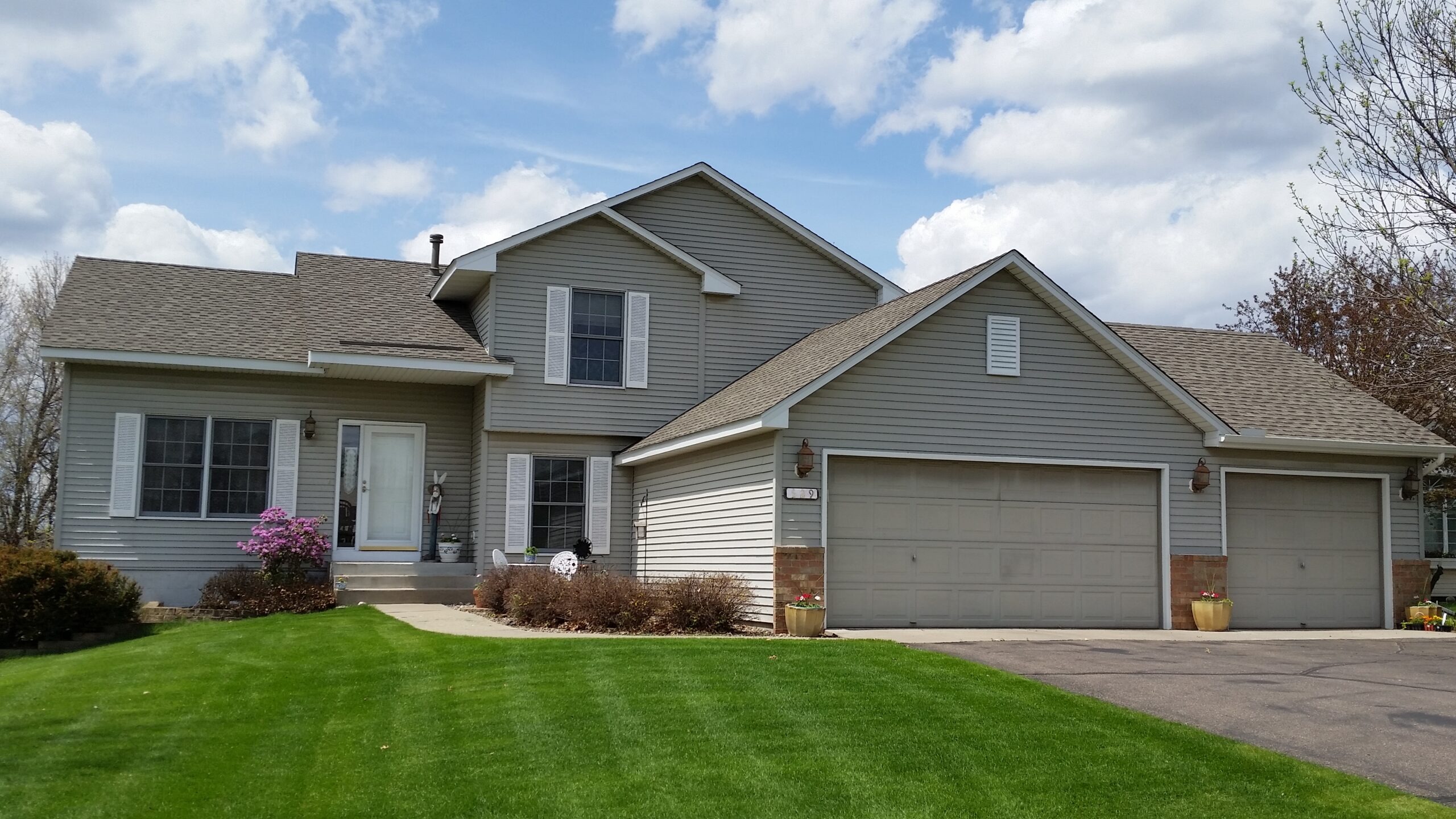 After - Hail-damaged shingle replacement in St. Paul, MN